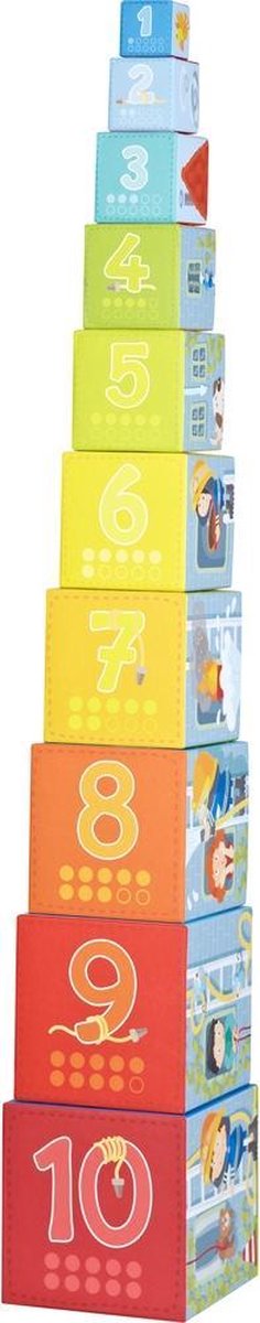 HABA stapelblokken brandweer 10 stuks