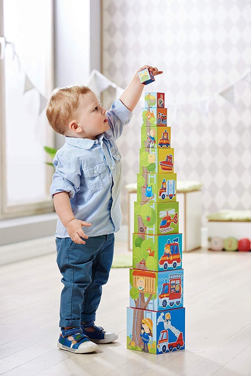 HABA stapelblokken brandweer 10 stuks