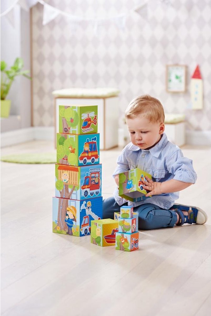 HABA stapelblokken brandweer 10 stuks