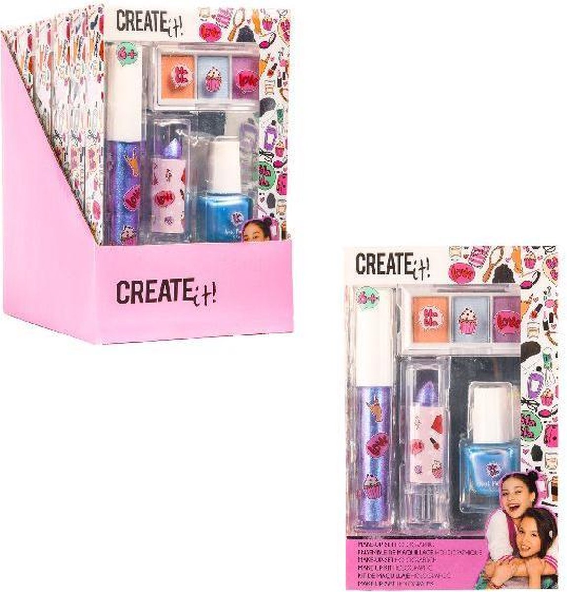 Create it! make up set Holographic meisjes 4 delig