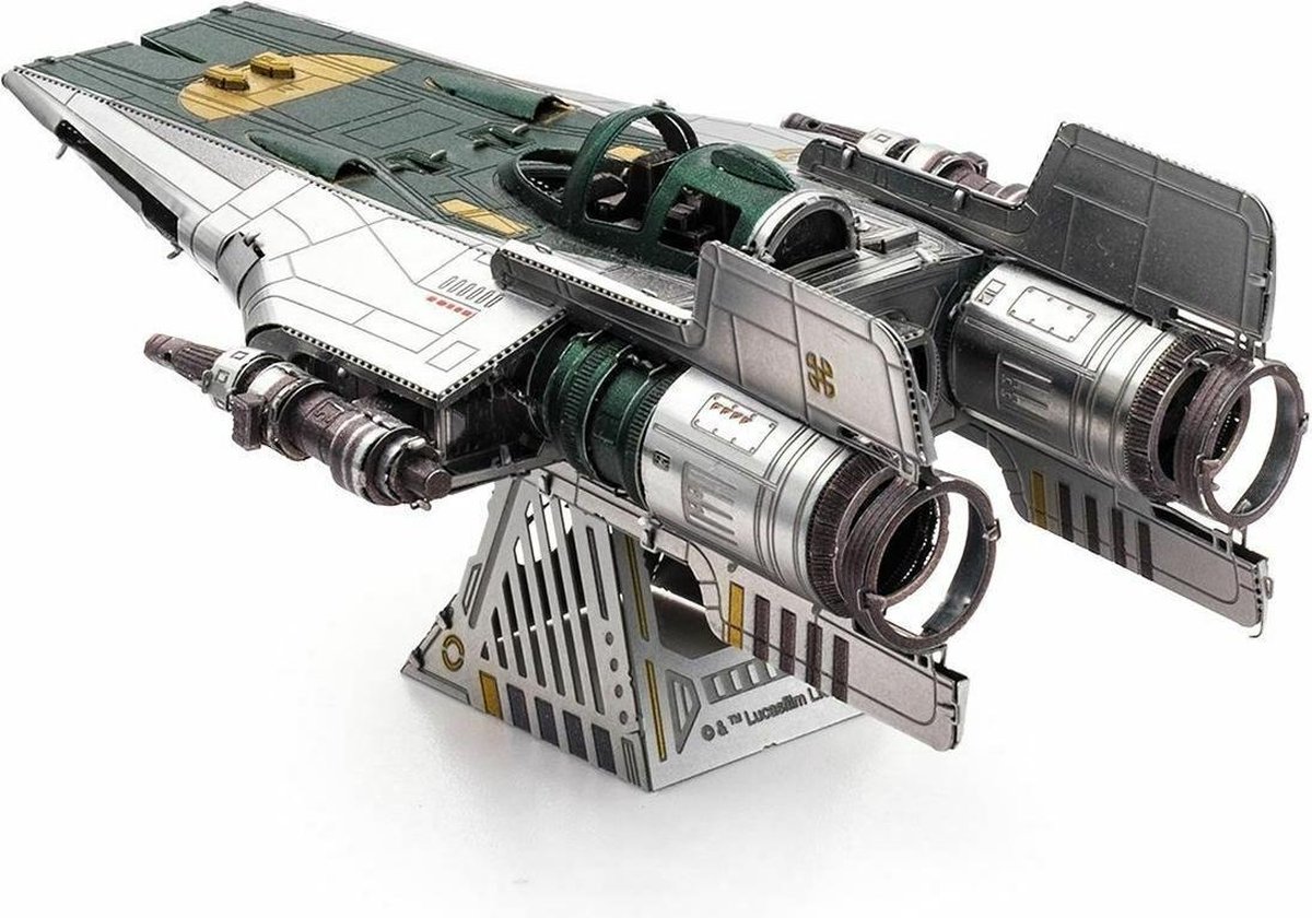 Metal Earth bouwpakket Star Wars Resistance A Wing Fighter