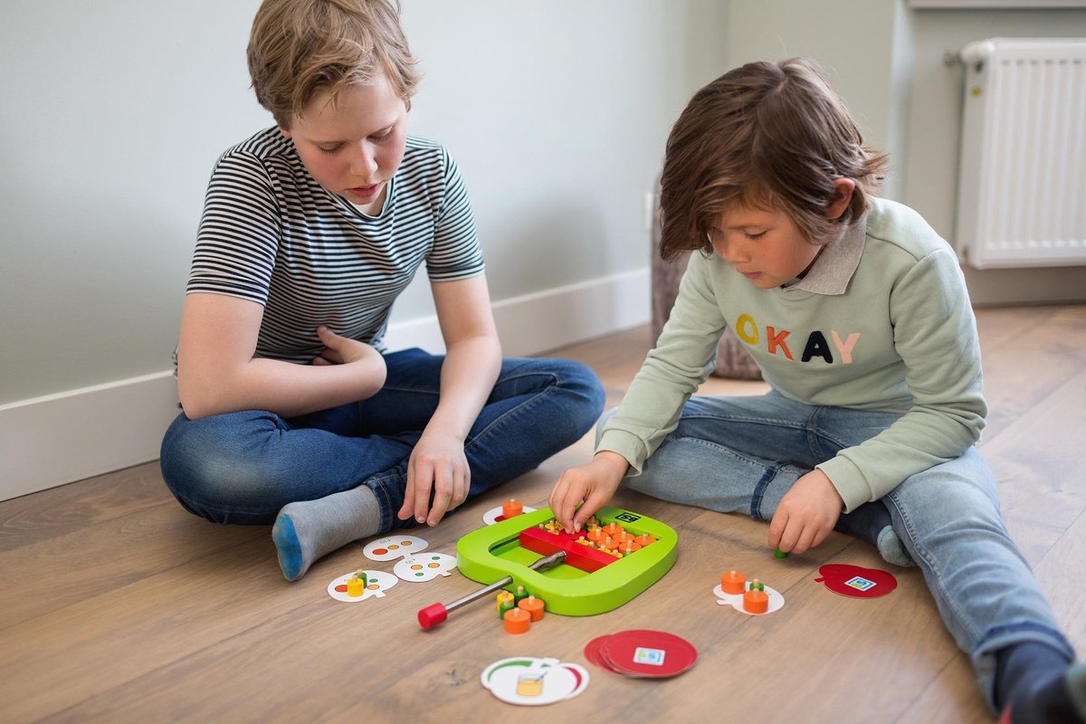 BS Toys behendigheidsspel appels plukken 64 delig