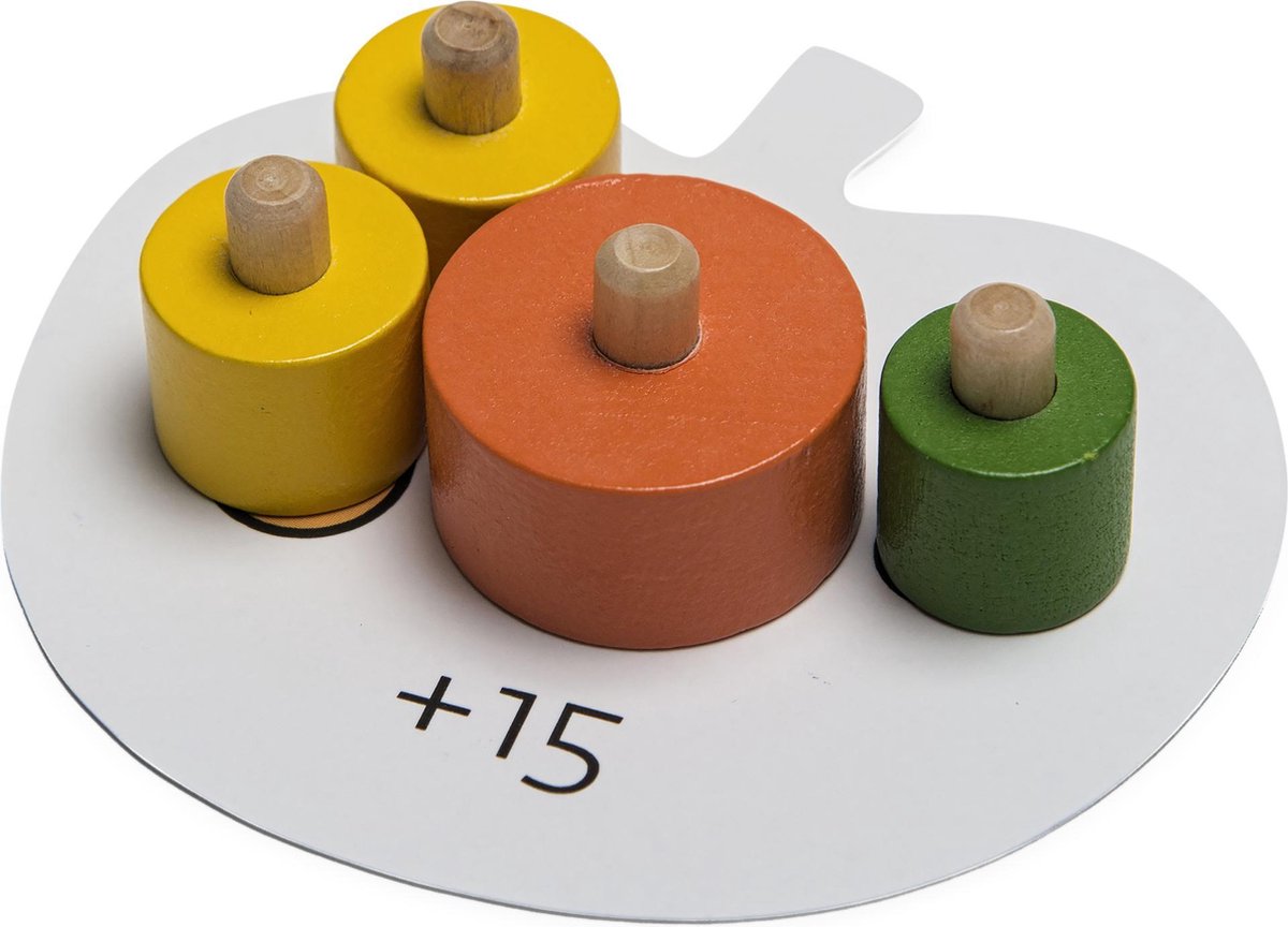 BS Toys behendigheidsspel appels plukken 64 delig