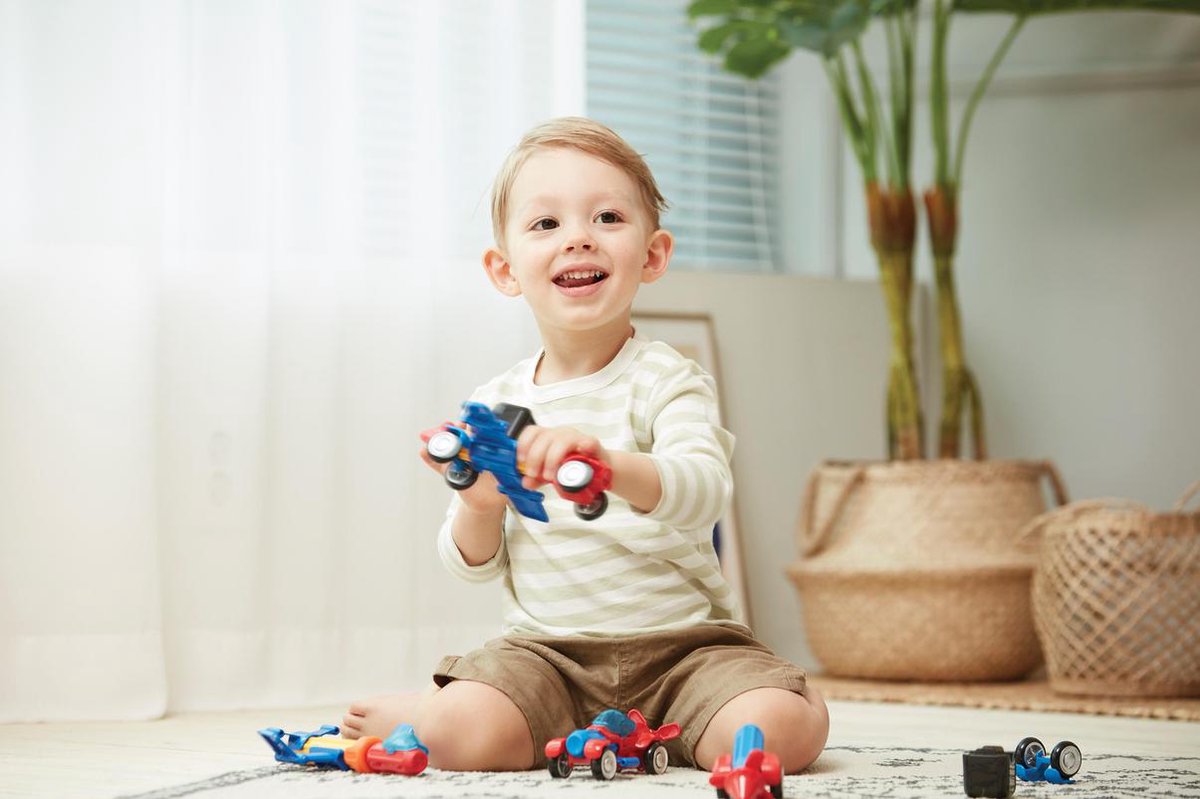 Stick-O Stick O magnetische bouwset City voertuigen 16 delig multicolor