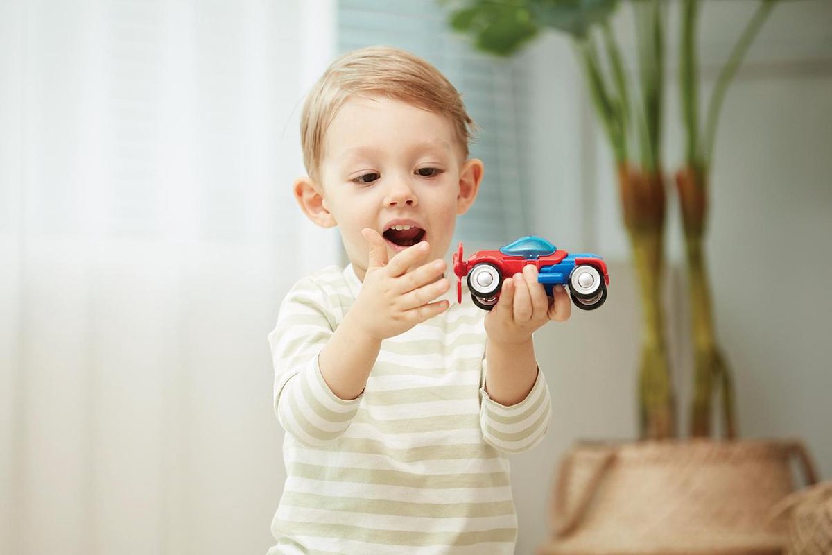 Stick-O Stick O magnetische bouwset City voertuigen 16 delig multicolor