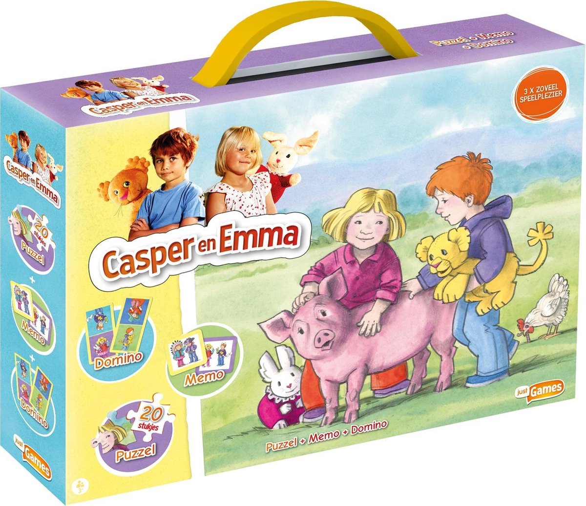 Just Games spelbox Casper en Emma 3 delig