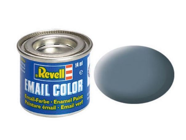 Revell Email modelbouwverf blauw mat unisex 14 ml - Grijs