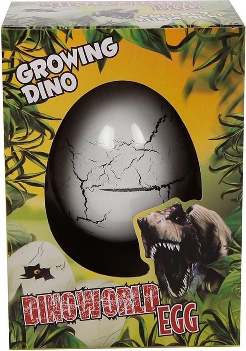 Dino World groei ei dinosaurus 6 cm