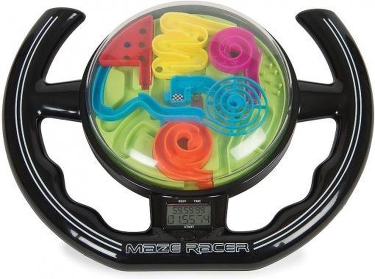 Funtime doolhofspel Racing Maze 26,5 cm ABS zwart