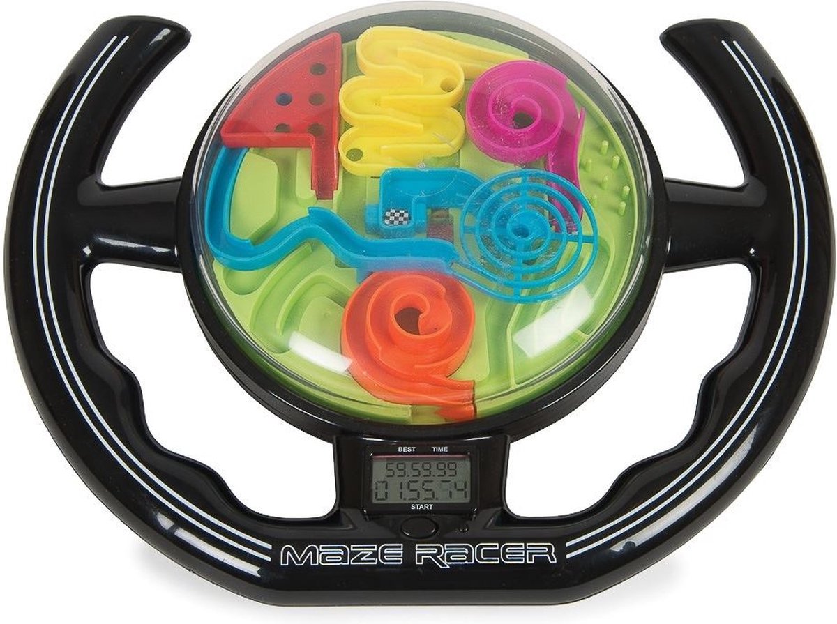 Funtime doolhofspel Racing Maze 26,5 cm ABS zwart