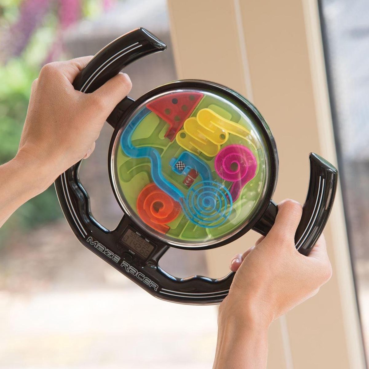 Funtime doolhofspel Racing Maze 26,5 cm ABS zwart