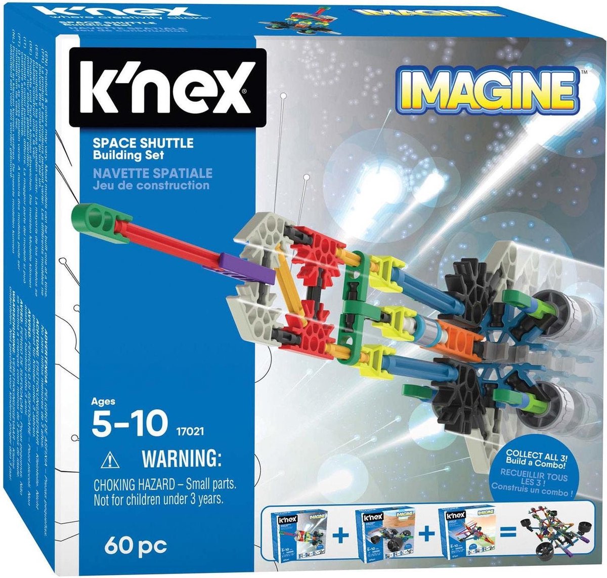 K'NEX K'NEX bouwset Ruimteschip junior 15,2 x 5,1 cm 60 stukjes