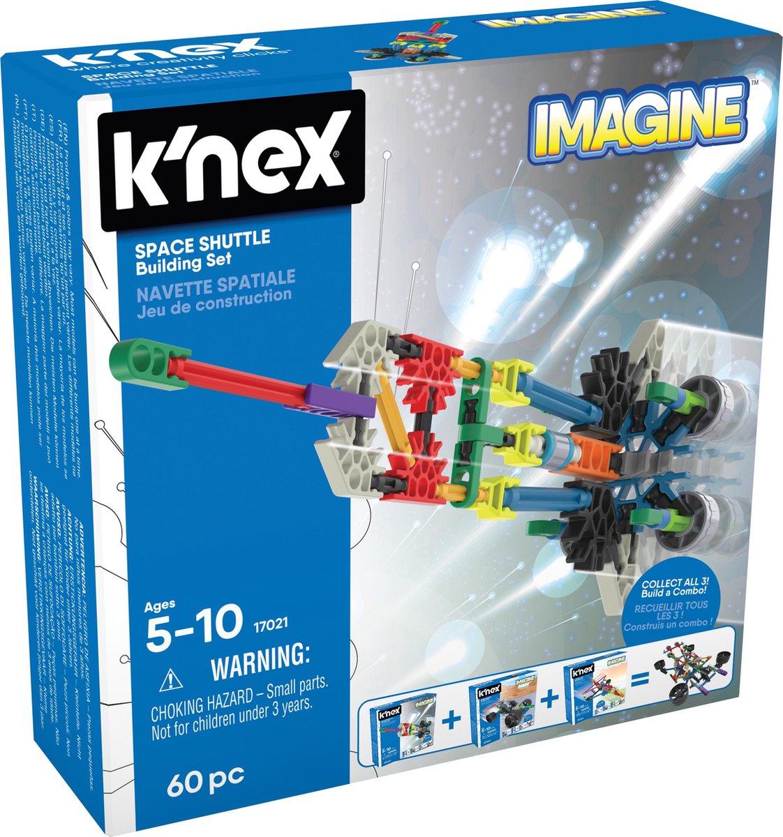 K'NEX K'NEX bouwset Ruimteschip junior 15,2 x 5,1 cm 60 stukjes