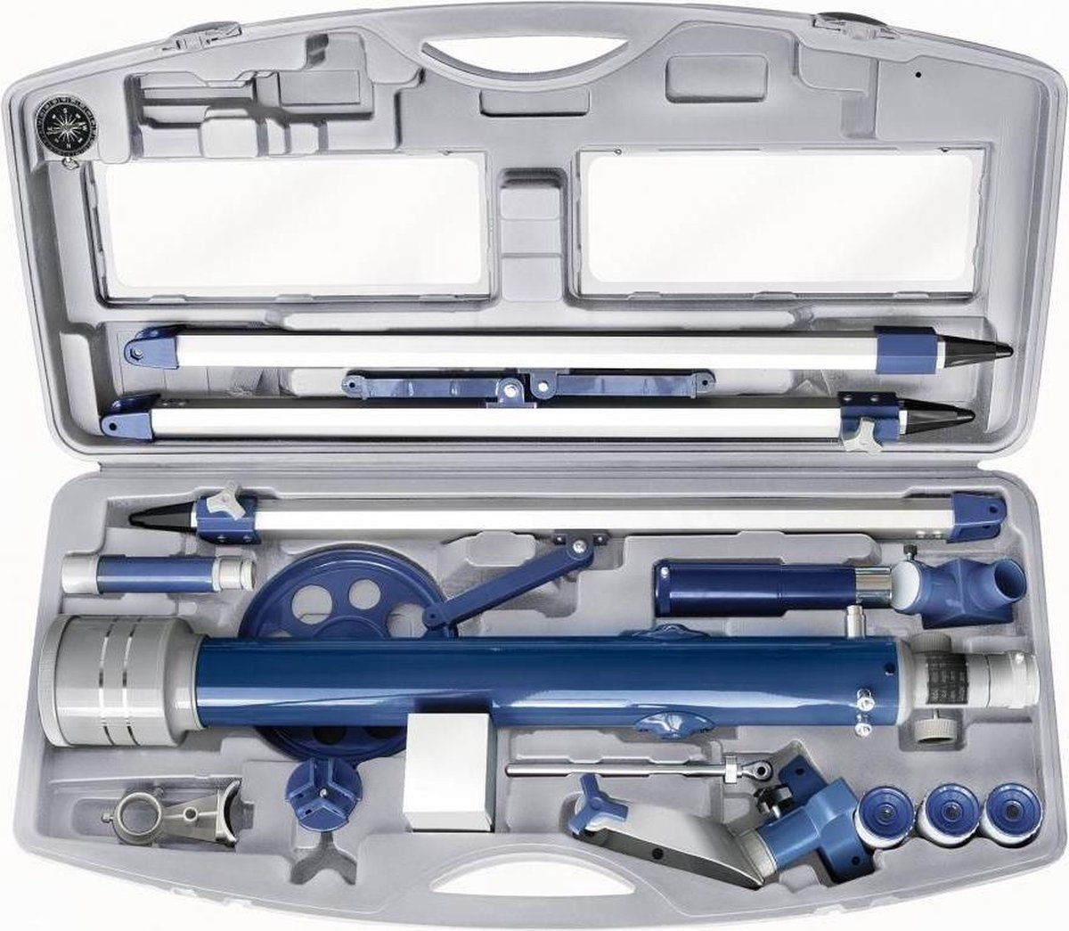 Bresser Junior Lenzentelescoop 60/700 met koffer - Blauw