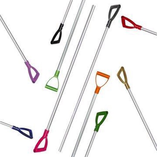 Homestyle Mestvork Steel Aluminium Met Handvat 115 cm - Stalbenodigdheden - - Zwart