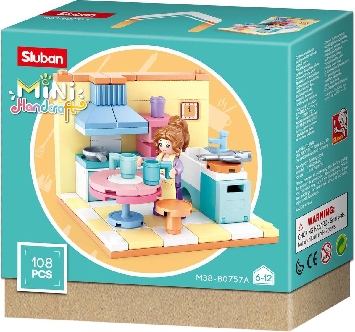 Sluban keuken junior 14,6 cm 108 delig