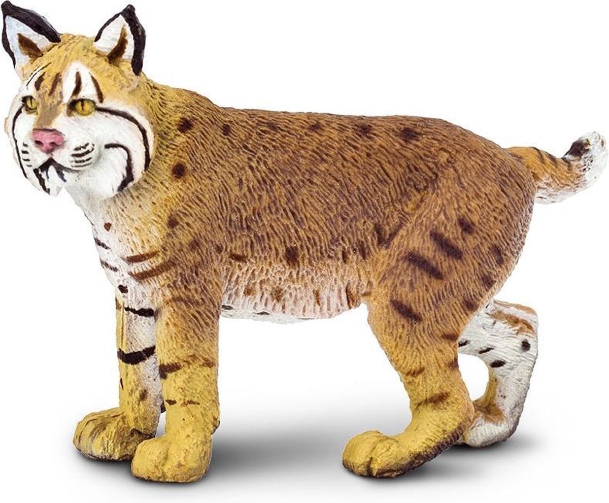 Safari lynx junior 8 cm bruin/wit/zwart