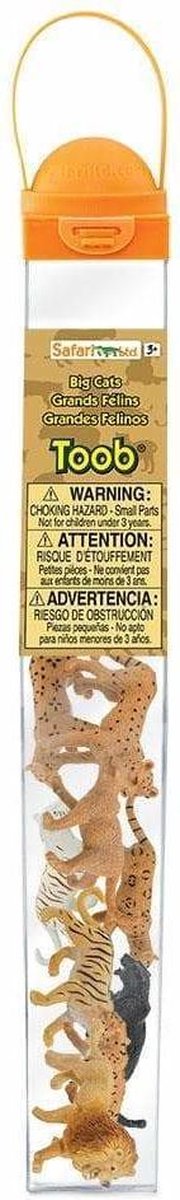 Safari speelfigurenset Big Cats junior 9 delig
