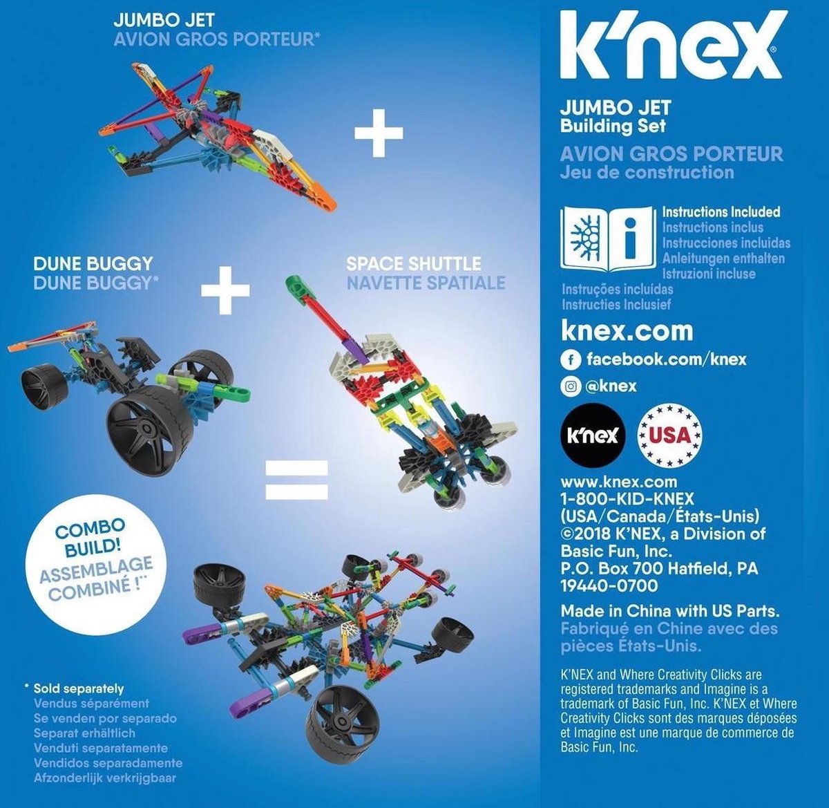 K'NEX K'NEX bouwset Dune Buggy junior 15,2 x 5,1 cm 40 stukjes