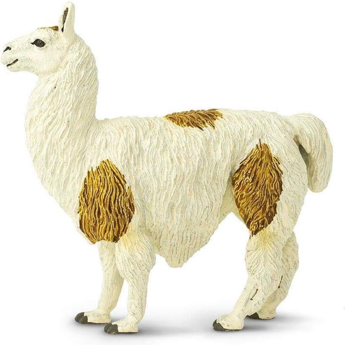 Safari exotische dieren Lama junior 10,19 cm - Wit