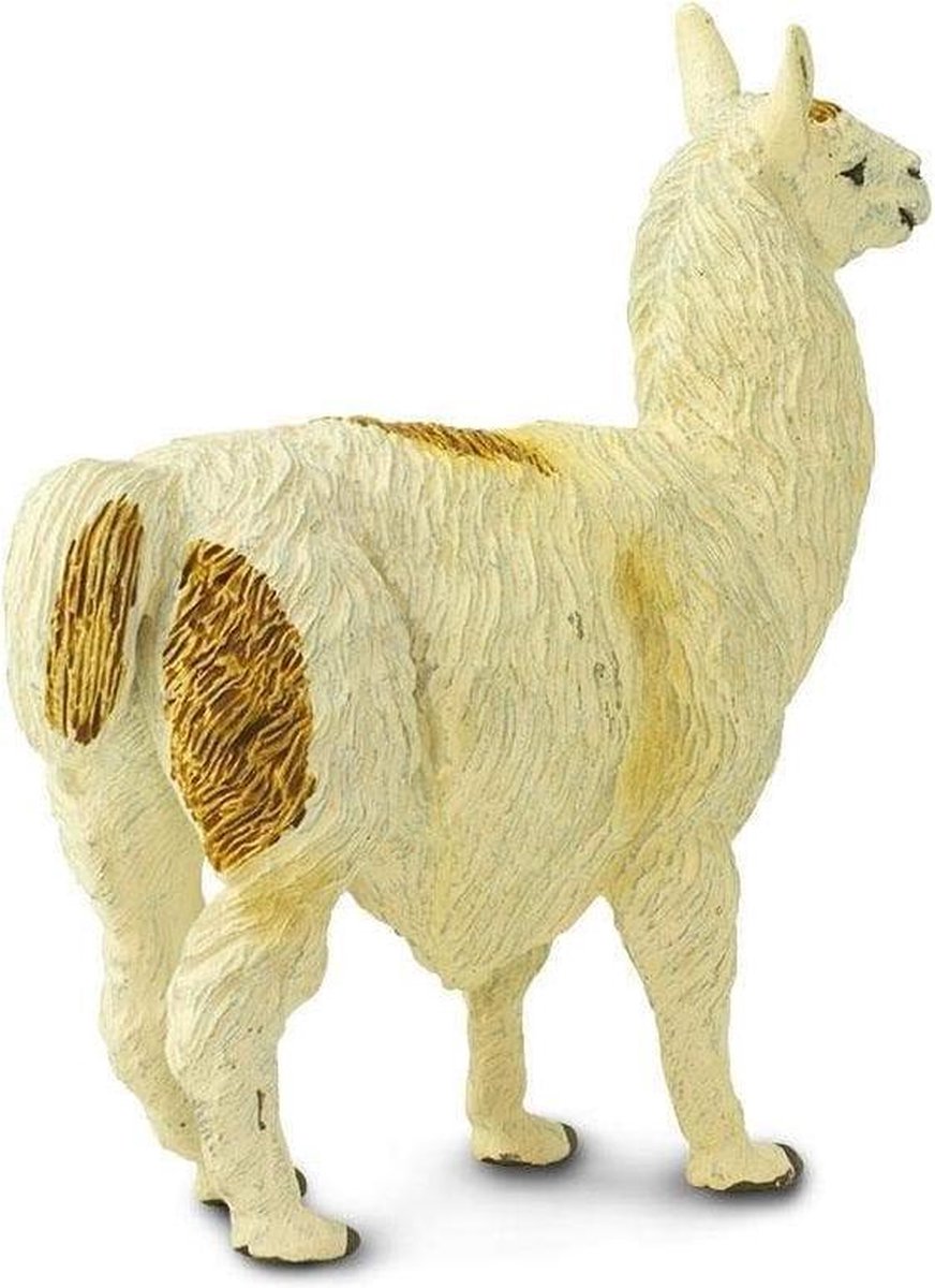 Safari exotische dieren Lama junior 10,19 cm - Wit