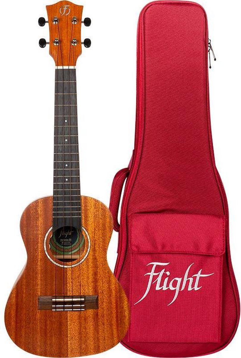Flight Princess Series Antonia CE elektrisch-akoestische concert ukelele met gigbag