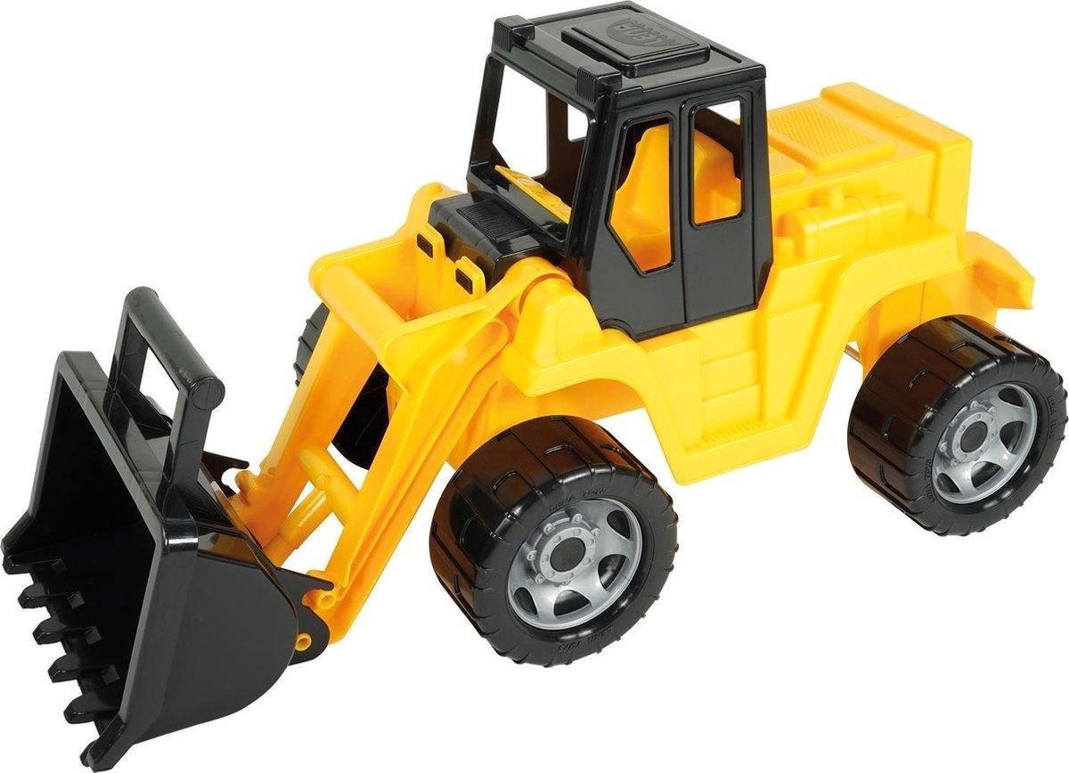 Lena shovel Giga Trucks junior 63 cm zwart/ - Geel