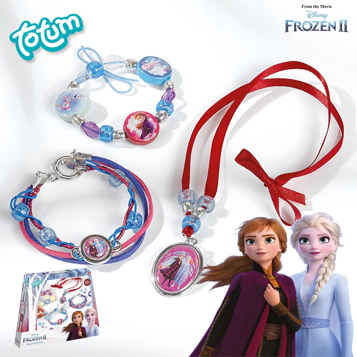 Totum juwelen maken Frozen 2 Sister Love 10 delig