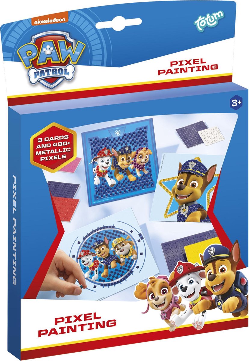 Totum mozaïek kunst Paw Patrol junior 4 delig