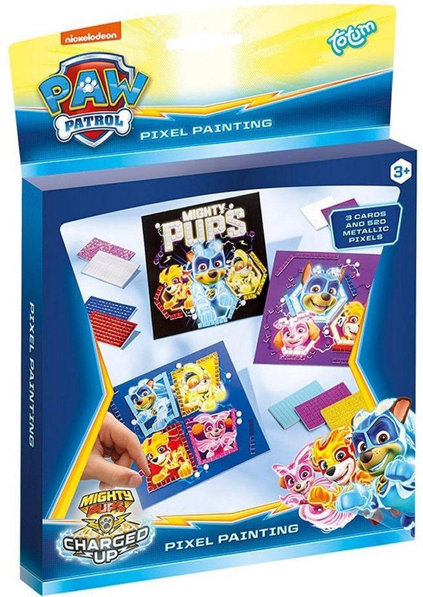 Totum mozaïek kunst Paw Patrol junior 4 delig