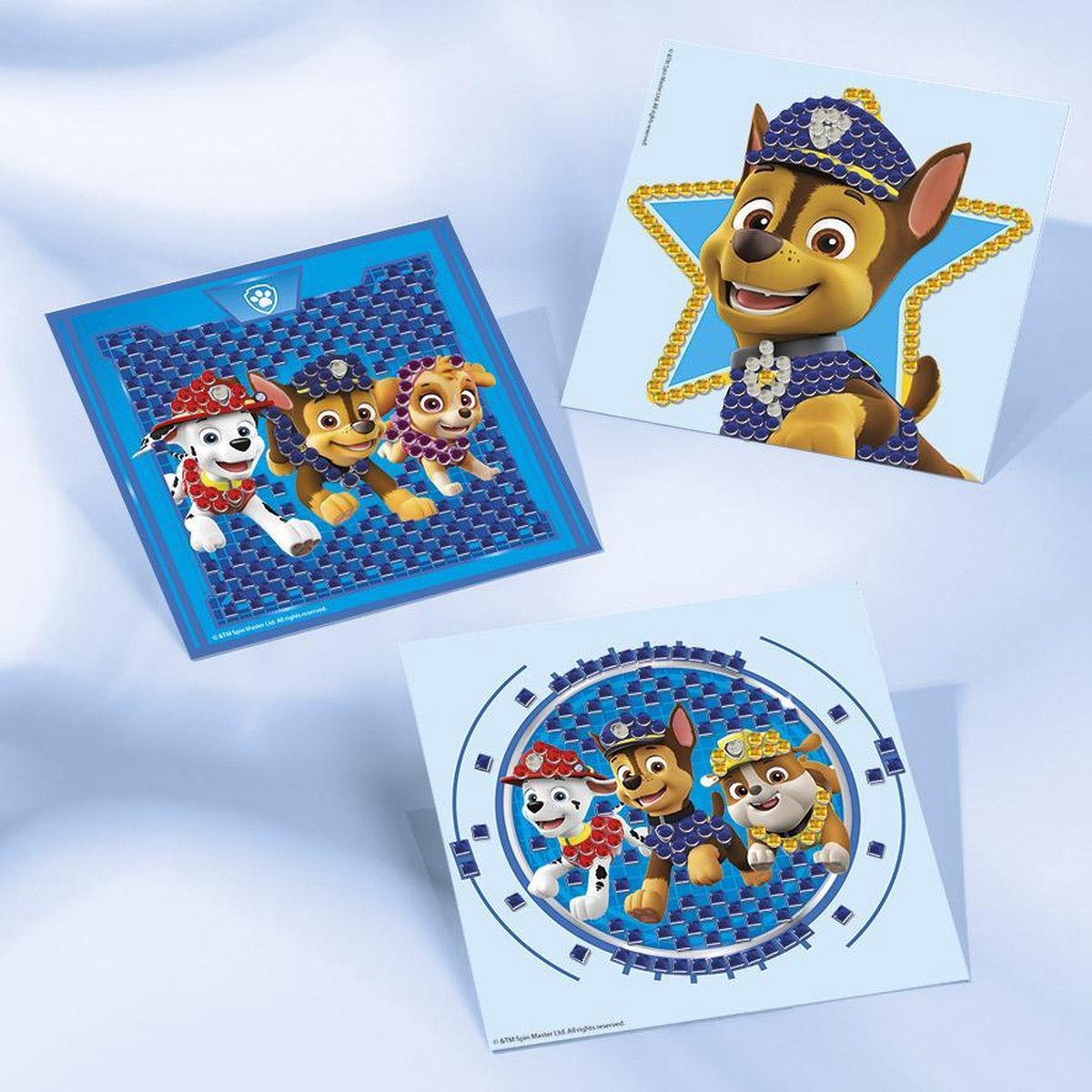 Totum mozaïek kunst Paw Patrol junior 4 delig