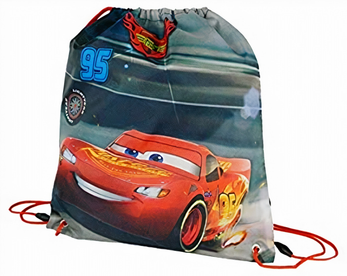 Disney Cars jongens 33 x 37 polyester blauw/ - Rood