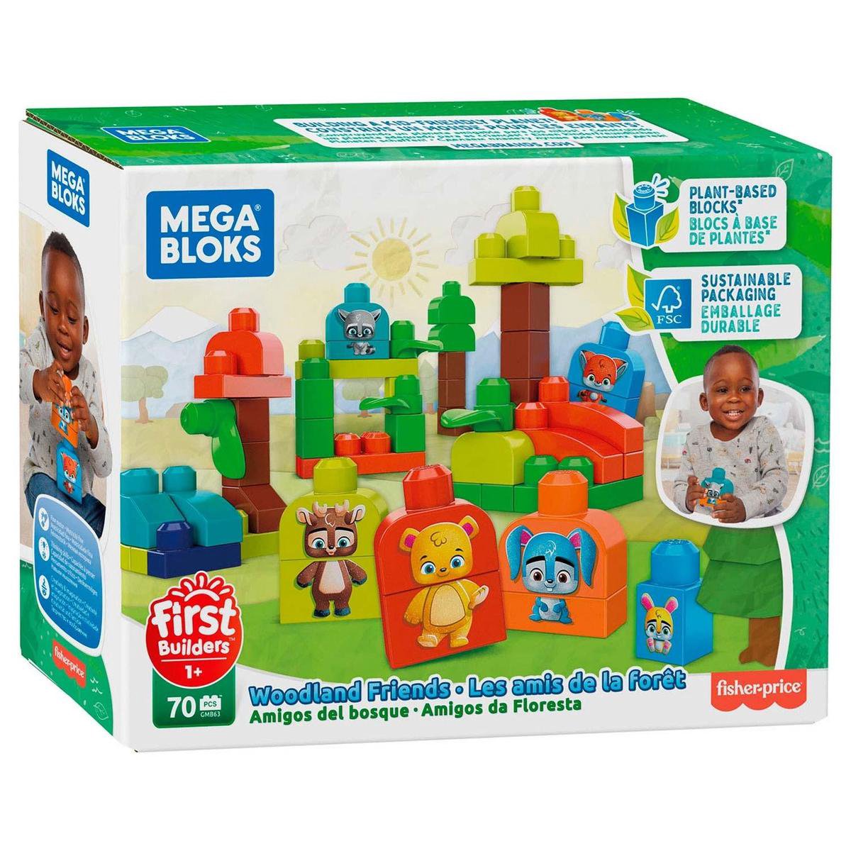 Mattel Fisher Price mega bloks Bosvriendjes junior plantaardig