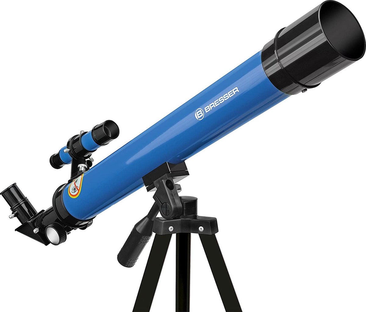 Bresser telescoop 45/600 junior 56 cm aluminium 10 delig - Blauw