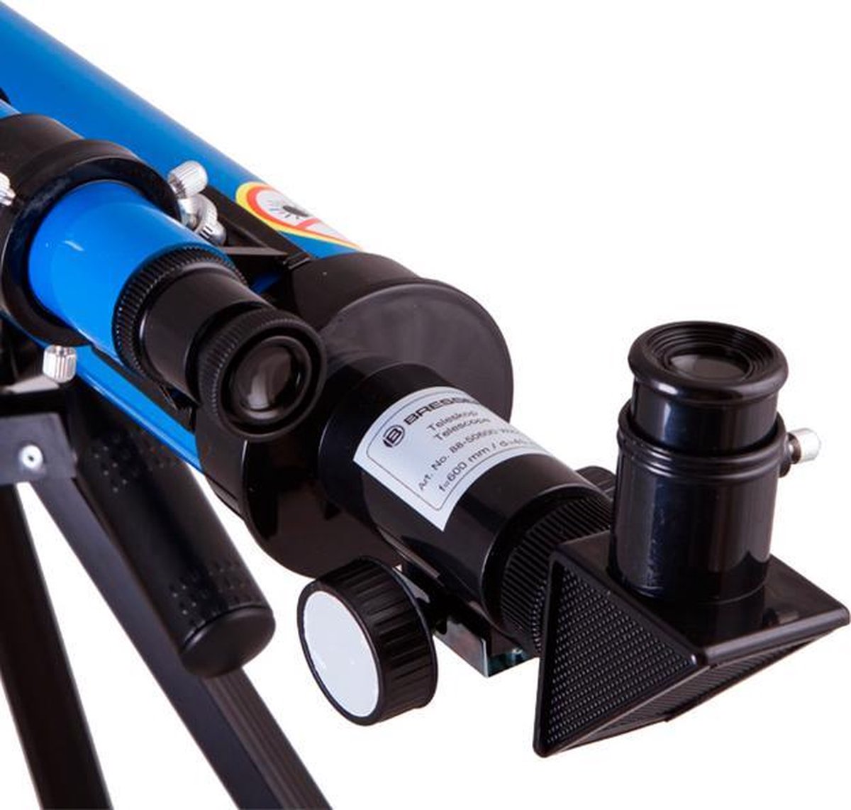 Bresser telescoop 45/600 junior 56 cm aluminium 10 delig - Blauw