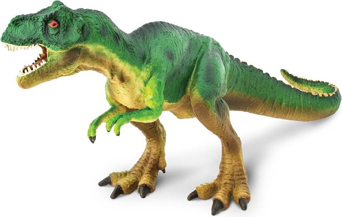 Safari dinosaurus T Rex junior 18 cm groen/geel