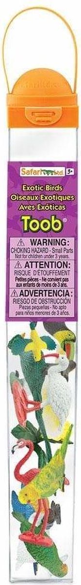 Safari speelset Exotic birds Toob junior 11 delig