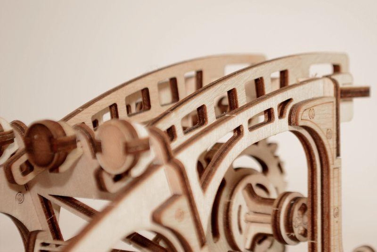 Wood Trick houten modelbouw 3D Buggy 22 cm naturel 144 delig