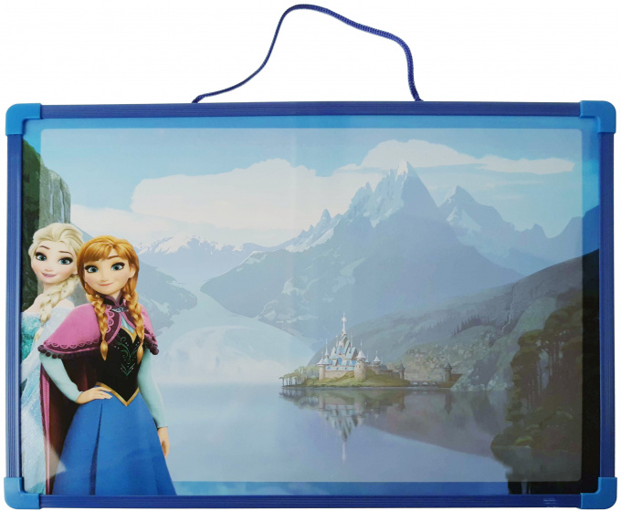 Disney memobord Frozen meisjes 40 x 30 cm 2 delig - Blauw