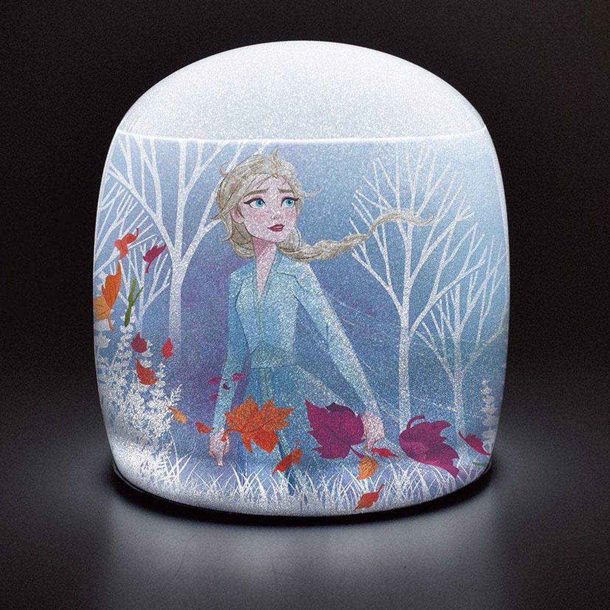 Disney Frozen opblaasbare lamp meisjes 15 x 13 cm wit/multicolor