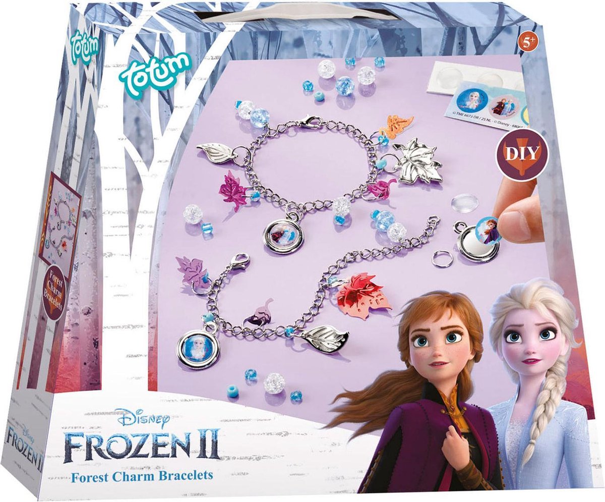 Totum sieradenbox Frozen 2 Forest charm 6 delig - Blauw
