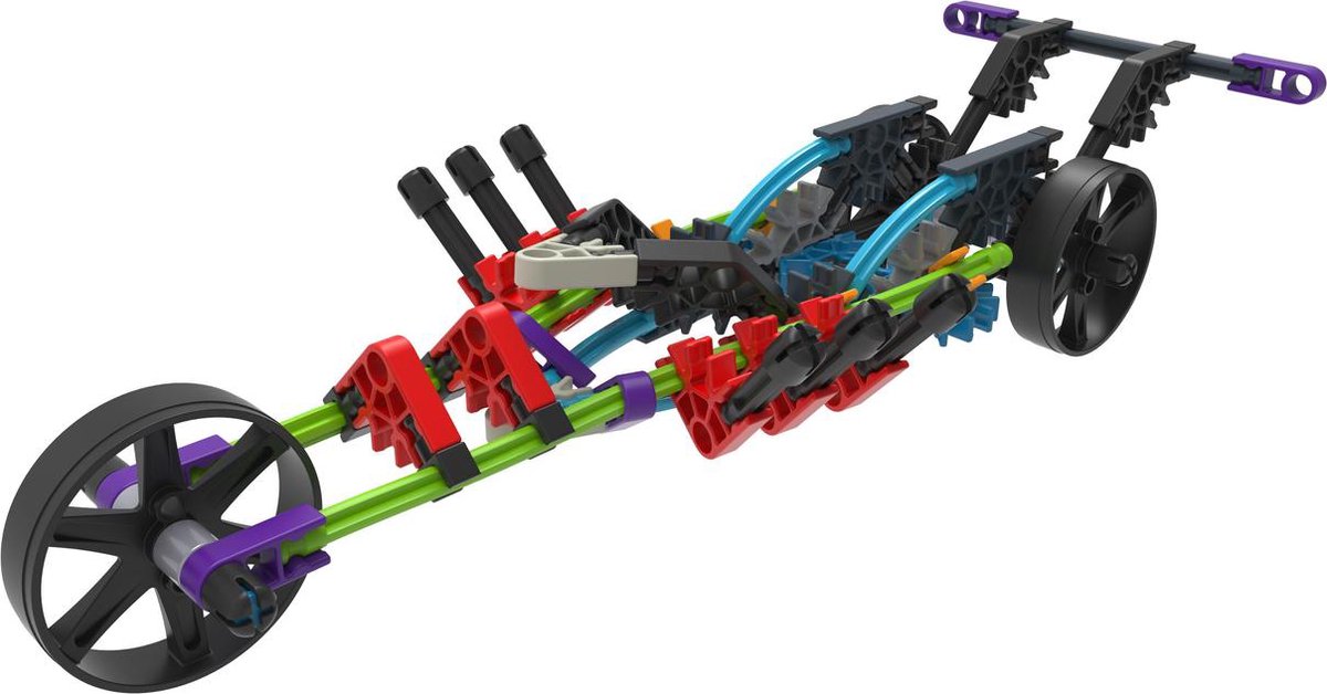 K'NEX K&apos;NEX bouwset Stoere Auto&apos;s jongens 22,9 x 5,1 cm 206 stukjes
