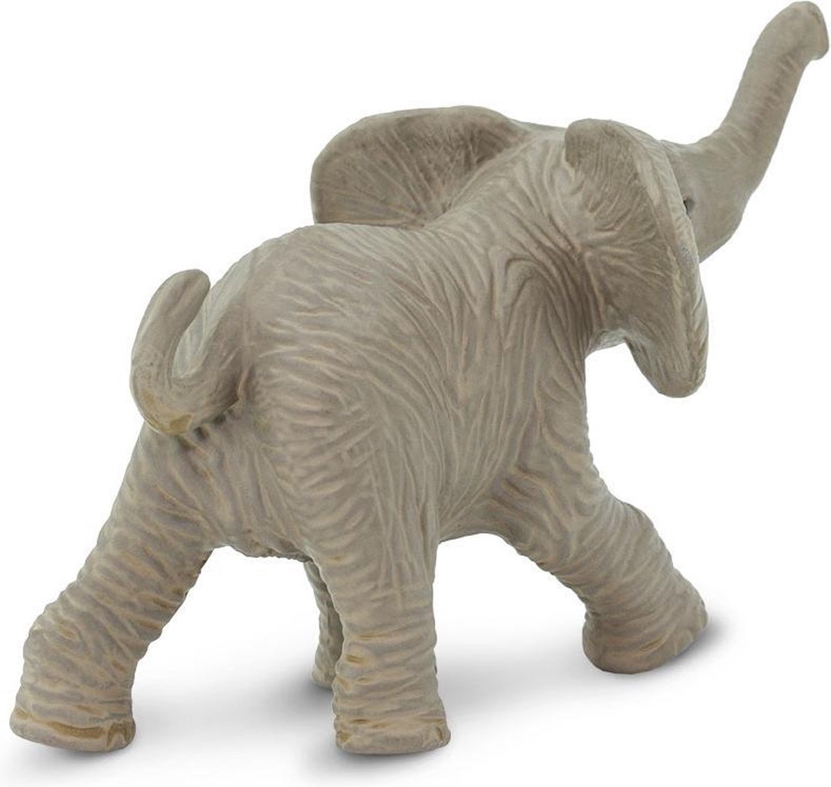 Safari wilde dieren Afrikaanse olifant kalf junior 3,5 cm - Grijs