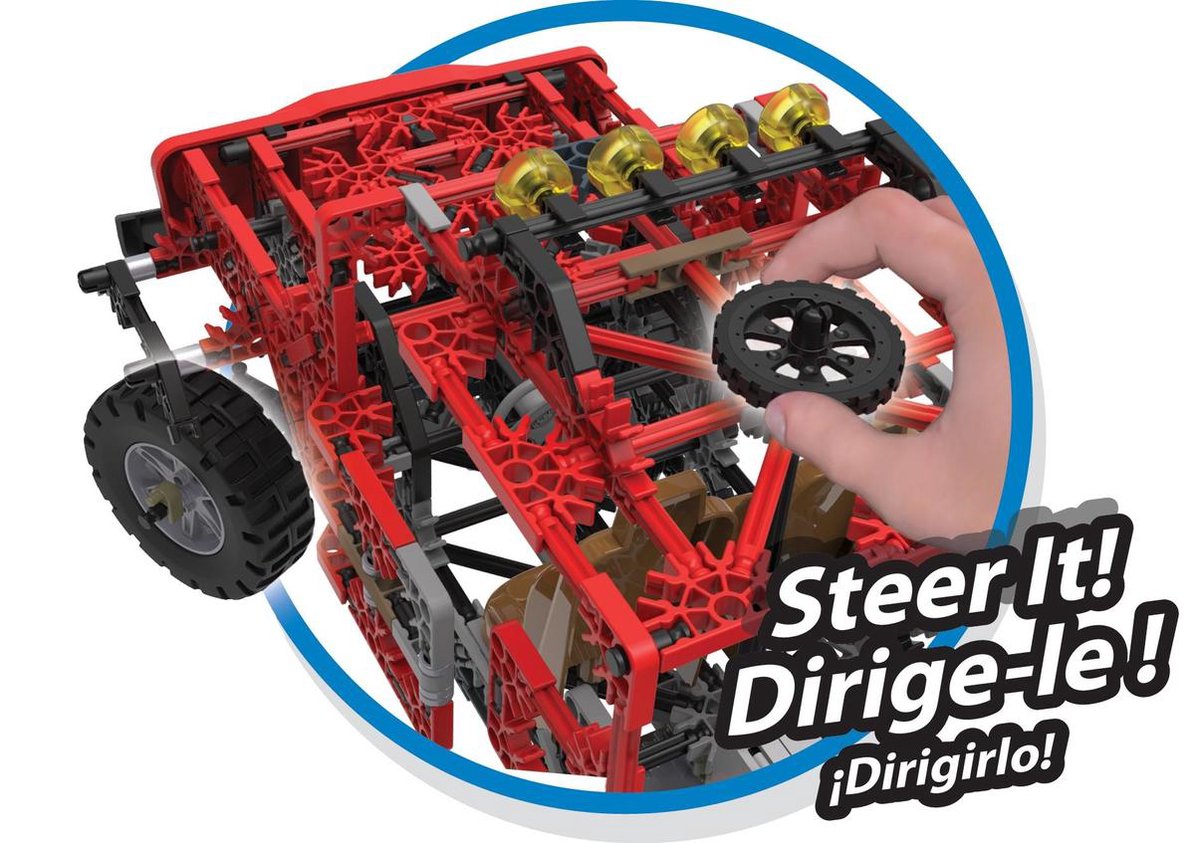 K'NEX K'NEX bouwset Jeep jongens 40,6 x 30,5 cm 682 stukjes - Rood