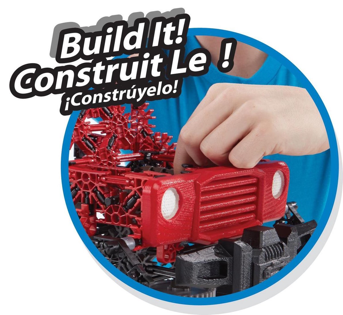 K'NEX K'NEX bouwset Jeep jongens 40,6 x 30,5 cm 682 stukjes - Rood