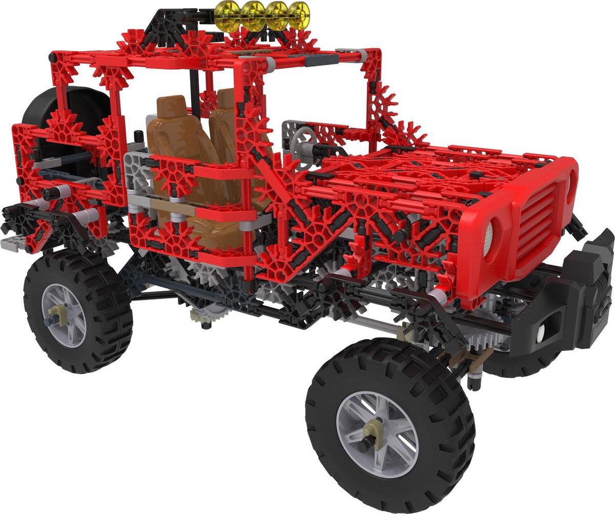 K'NEX K'NEX bouwset Jeep jongens 40,6 x 30,5 cm 682 stukjes - Rood