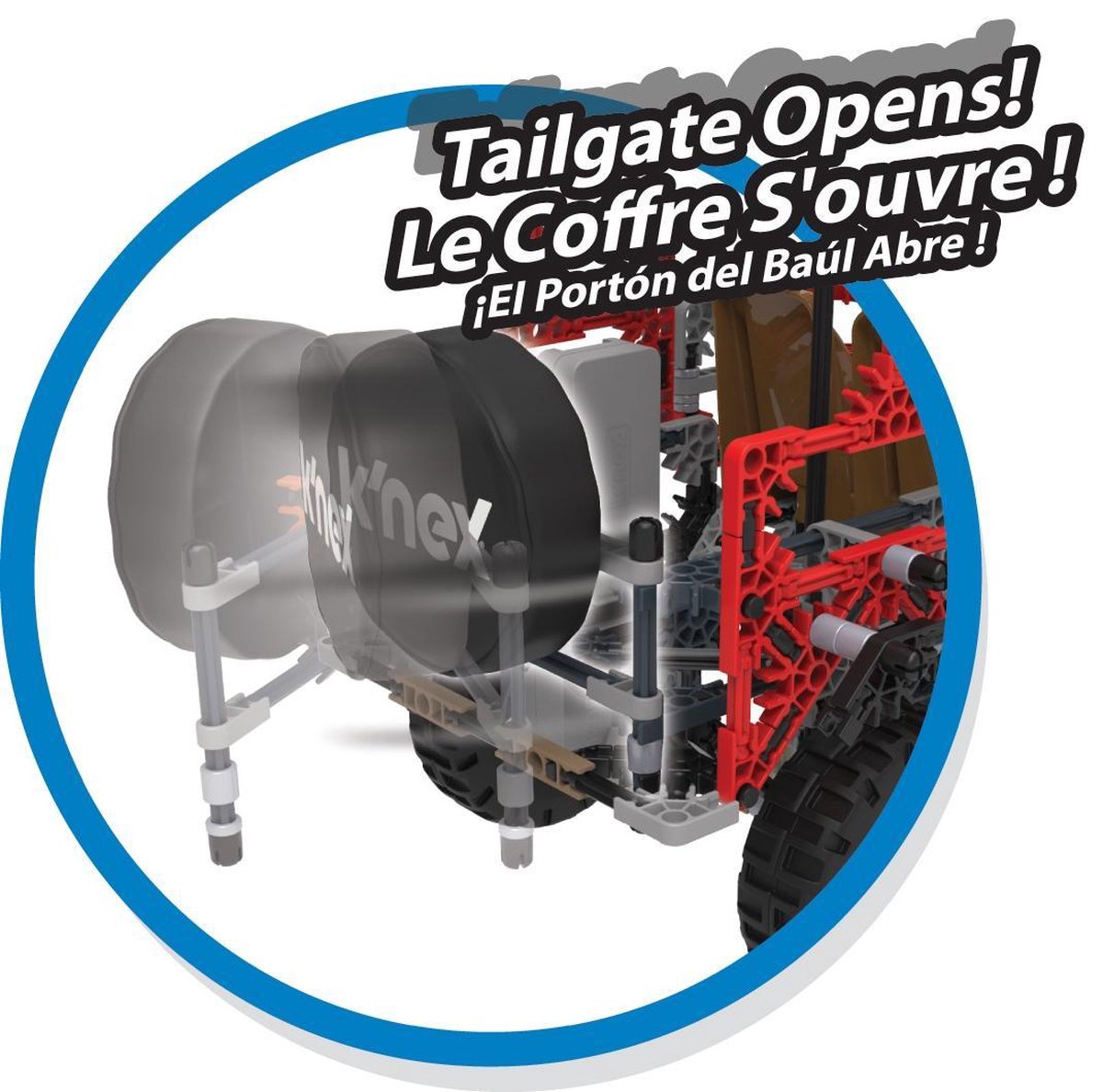 K'NEX K'NEX bouwset Jeep jongens 40,6 x 30,5 cm 682 stukjes - Rood