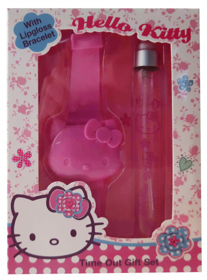 Hello Kitty cadeauset Time Out meisjes 2 delig - Roze