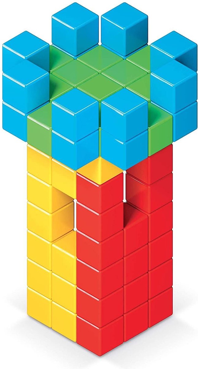 Geomag Magicube Green Line Bulk junior 128 delig