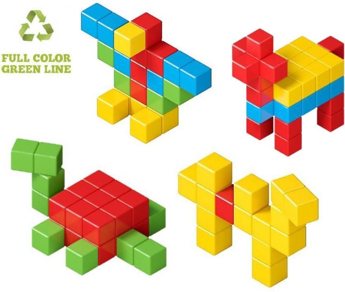 Geomag Magicube Green Line Bulk junior 128 delig